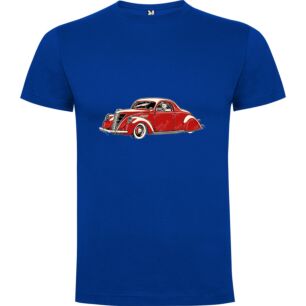 Red Retro Ride Tshirt