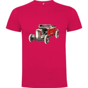 Red Roadster Vector Art Tshirt