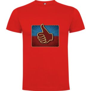 Red Thumbs Up Image Tshirt