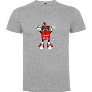 Red Thunderbolt Mascot Tshirt