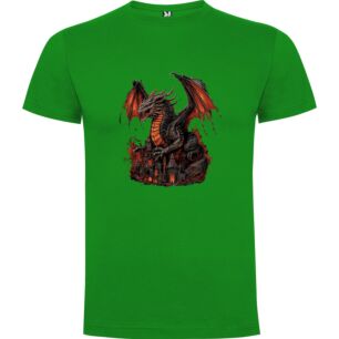 Regal Fiery Dragon Tshirt