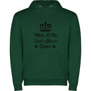 Regal Mom: Queen Crown Φούτερ με κουκούλα