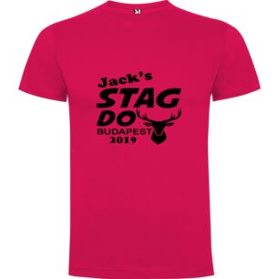 Regal Stag Logo Tshirt σε χρώμα Φούξια 3-4 ετών