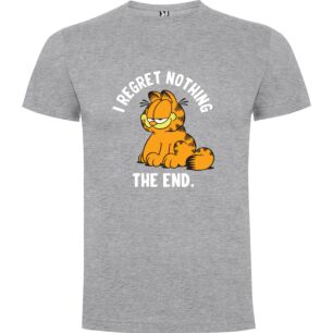 Regret-Free Ending: Garfield Tshirt