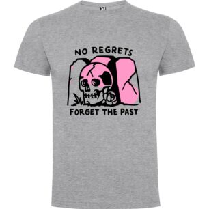 Regrettable Monochromatic Skull Tshirt