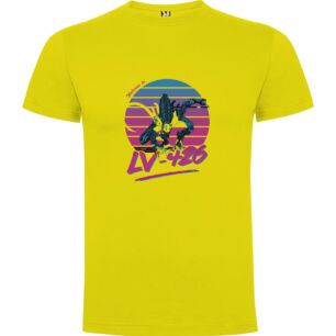 Retro Alien Skater Tee Tshirt σε χρώμα Κίτρινο 7-8 ετών