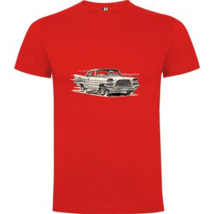 Retro Car Illustration Tshirt