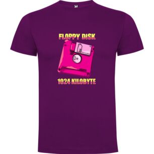 Retro Digital Media Collection Tshirt σε χρώμα Μωβ XXLarge