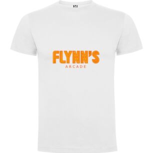 Retro Flight Arcade Logo Tshirt σε χρώμα Λευκό 11-12 ετών