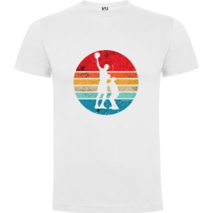 Retro Hoop Dreams Tshirt σε χρώμα Λευκό 11-12 ετών