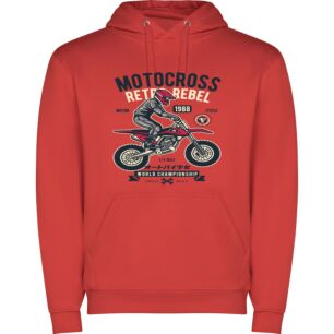 Retro Motocross Masters Φούτερ με κουκούλα