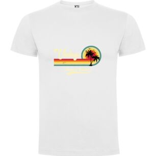 Retro Paradise Logo Tshirt σε χρώμα Λευκό 9-10 ετών