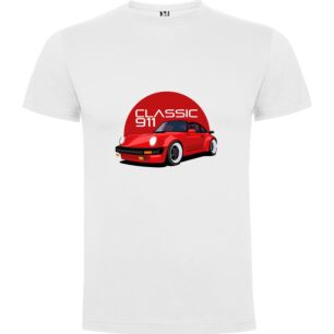 Retro Porsche Classic Car Tshirt σε χρώμα Λευκό 3-4 ετών