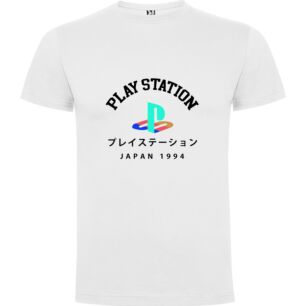 Retro PS1 Japan Tshirt σε χρώμα Λευκό 3-4 ετών