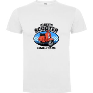 Retro Red Scooter Tshirt