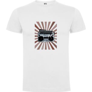 Retro Rhythmic Radios Tshirt σε χρώμα Λευκό 5-6 ετών