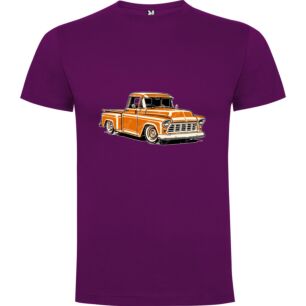 Retro Rusty Pickup Illustration Tshirt