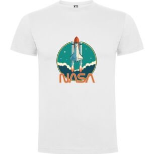 Retro Space Adventure Tshirt σε χρώμα Λευκό 7-8 ετών