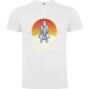 Retro Space Expedition Tshirt σε χρώμα Λευκό XXXLarge(3XL)