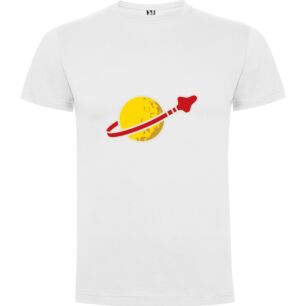 Retro Space Odyssey Tshirt σε χρώμα Λευκό 3-4 ετών
