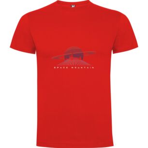 Retro Space Odyssey Tshirt σε χρώμα Κόκκινο 3-4 ετών