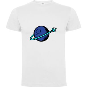Retro Space Odyssey Tshirt σε χρώμα Λευκό 5-6 ετών
