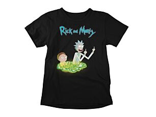 Rick And Morty Black T-Shirt