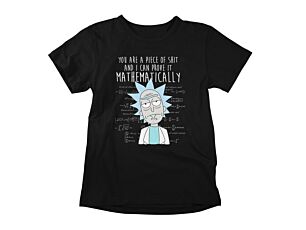 Rick And Morty Crop Circle Rick Einstein T-Shirt