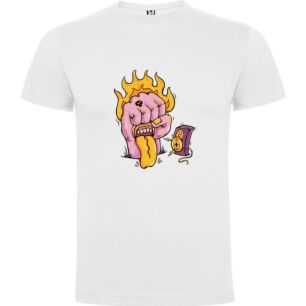 Rockin' Hot Dog Fury Tshirt σε χρώμα Λευκό XLarge