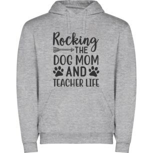 Rocking the Dog-Teacher Life! Φούτερ με κουκούλα