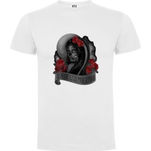 Rose-haired Day of the Dead Tshirt σε χρώμα Λευκό Small