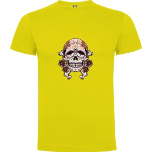 Rose Skull Art Tshirt