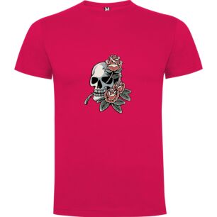 Rose Skull Artwork Tshirt