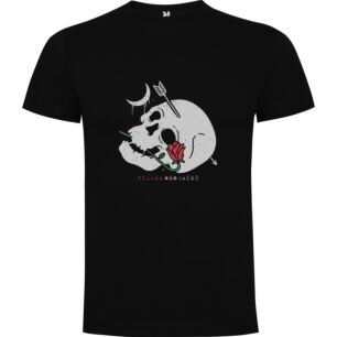 Rose Skull Rock Tshirt