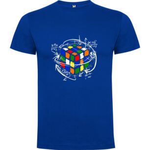 Rubik's Cubist Drawing Tshirt