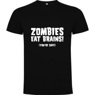 Safe from Zombie Brains Tshirt