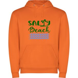 Salty Sandy Beach Sign Φούτερ με κουκούλα