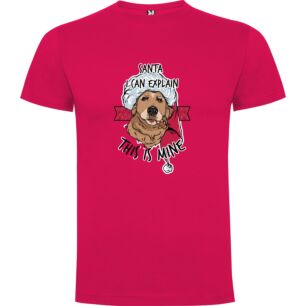 Santa Paws Canine Portrait Tshirt