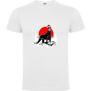 Santa Pup's Winter Night Tshirt σε χρώμα Λευκό XXXLarge(3XL)