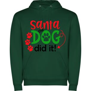 Santa's Mischief: Dog Edition Φούτερ με κουκούλα