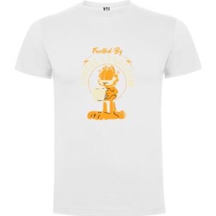 Sarcastic Brew: Garfield's Portrait Tshirt σε χρώμα Λευκό Medium