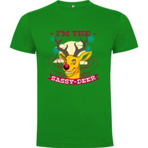 Sassy Rudolph Deer Tee Tshirt