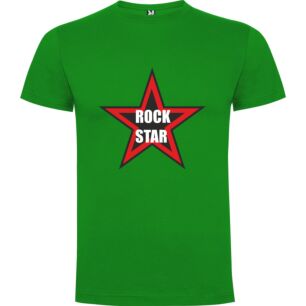 Scarlet Rock Star Sticker Tshirt