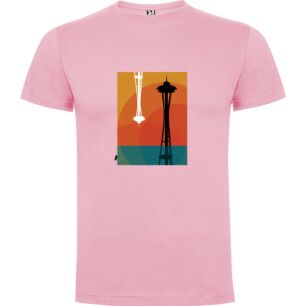 Seattle's Skyline Inspired Tshirt σε χρώμα Ροζ 11-12 ετών