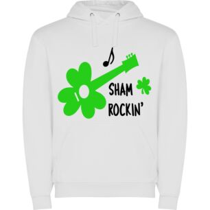 Shamrock Shaggy Rockin' Φούτερ με κουκούλα σε χρώμα Λευκό Large