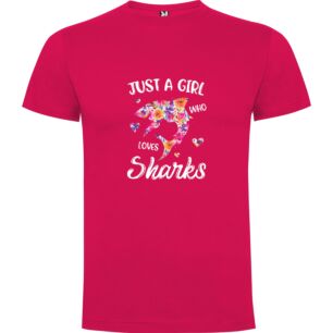 Shark-loving Girl Tee Tshirt