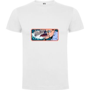 Shark Spectacle Safari Tshirt σε χρώμα Λευκό 3-4 ετών