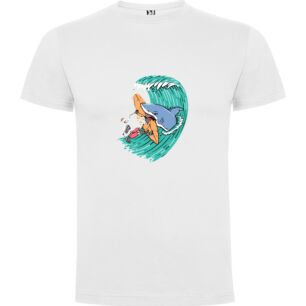 Shark Surf Skeleton Tshirt