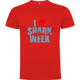 Sharkmania Tshirt σε χρώμα Κόκκινο 9-10 ετών