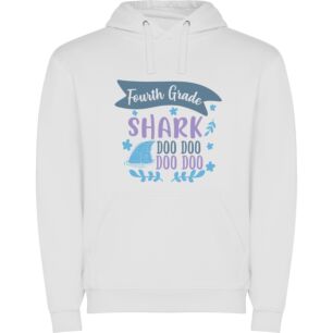 Sharp Shark Graphic Art Φούτερ με κουκούλα